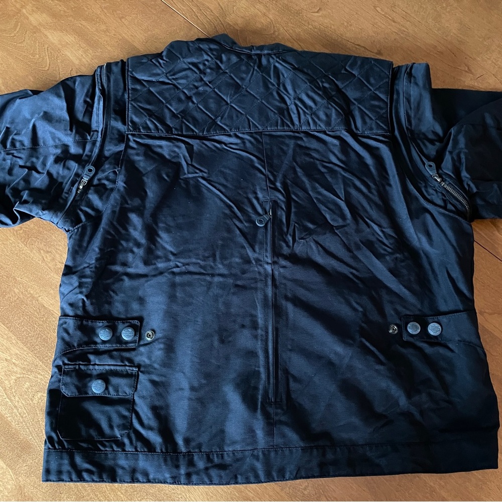 Harley-Davidson Black Shadow Nylon Jacket / Vest , NEW, Mens XL 97087-02VM/002L - Picture 6 of 12